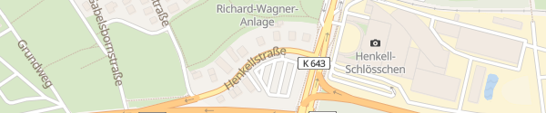 Karte Henkell Mitarbeiterparkplatz Wiesbaden