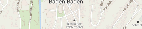 Karte Hotel Der Kleine Prinz Baden-Baden