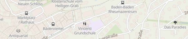 Karte Vincenti Garage Baden-Baden