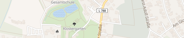 Karte Parkplatz Klostergarten Herzebrock-Clarholz