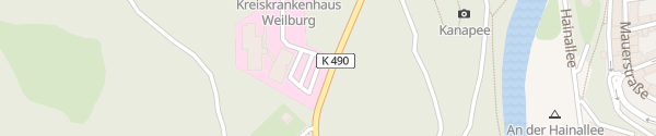 Karte Kreiskrankenhaus Weilburg