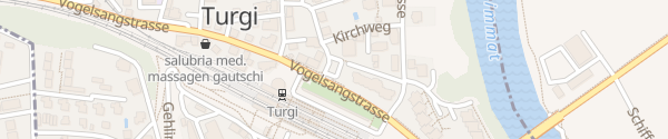 Karte Parkplatz Poststrasse Turgi