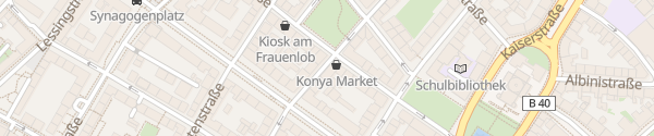 Karte Frauenlobstraße Mainz