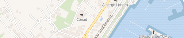 Karte Conad Via Aurelia Loano