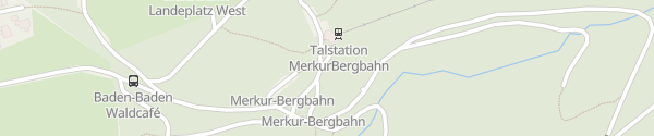 Karte Talstation Merkurbergbahn Baden Baden