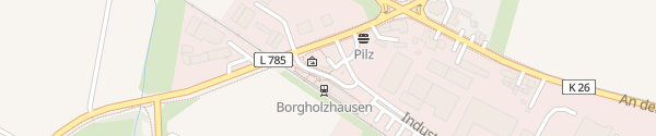 Karte Bahnhof Borgholzhausen