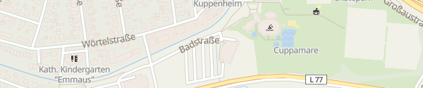 Karte Veranstaltungshalle Kuppenheim
