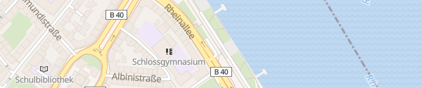 Karte Parkhaus Rheinufer Mainz