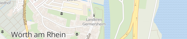 Karte E-Bike Ladestation Vereinshaus Vogelzucht- und Waldvogelliebhaberverein Wörth am Rhein