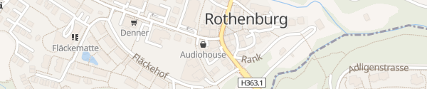Karte Gasthaus Bären Rothenburg