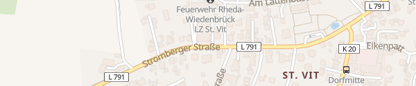 Karte Raumfelder Rheda-Wiedenbrück