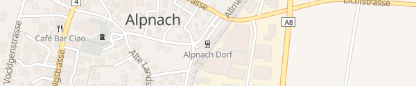 Karte Bahnhof Alpnach Dorf