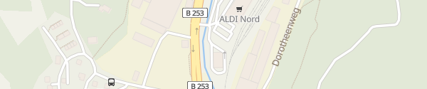 Karte McDonald's Dillenburg