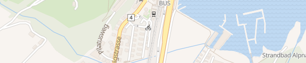 Karte Bahnhofplatz Alpnachstad