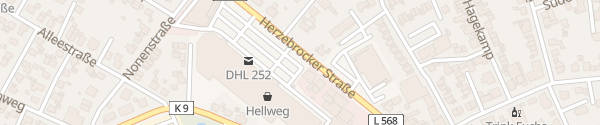 Karte Hellweg Rheda-Wiedenbrück