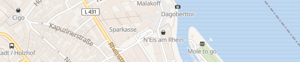 Karte Malakoff Parkhaus Mainz