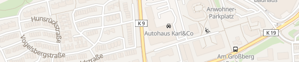 Karte BMW Autohaus Karl + Co Mainz