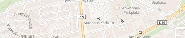 Karte BMW Autohaus Karl + Co Mainz