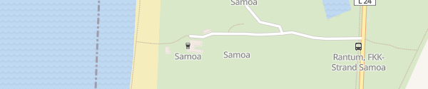 Karte Samoa Seepferdchen Sylt