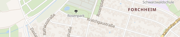 Karte Rosenpark Rheinstetten