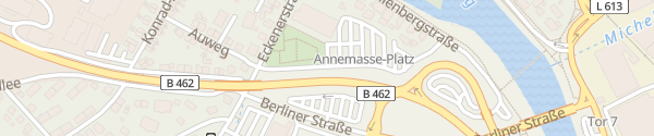 Karte Annemasseplatz Gaggenau