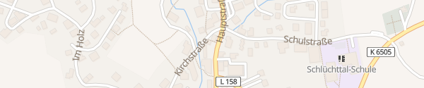 Karte Hauptstraße Ühlingen-Birkendorf