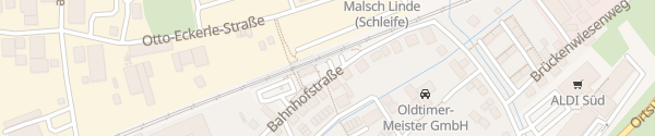 Karte Bahnhof Malsch