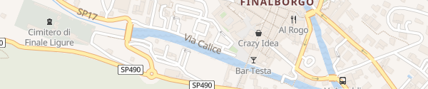 Karte Piazza di Porta Testa Finale Ligure