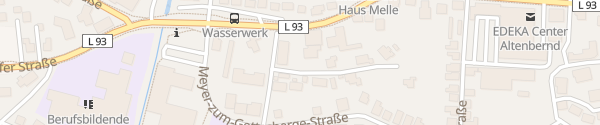 Karte Westfalen Tankstelle Gesmolder Straße Melle