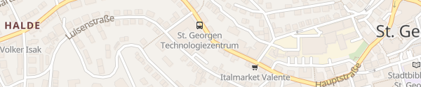 Karte Technologiezentrum St. Georgen