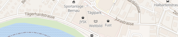 Karte Einkaufszentrum Tägipark Wettingen