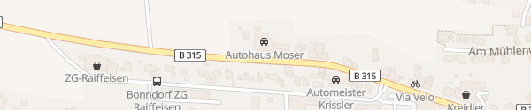 Karte Autohaus Moser Bonndorf