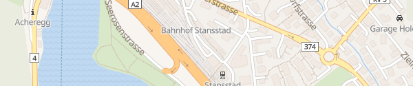 Karte Bahnhof Stansstad