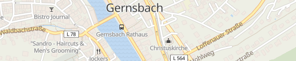 Karte Rathaus Gernsbach
