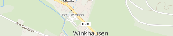 Karte Romantik- und Wellnesshotel Deimann Schmallenberg