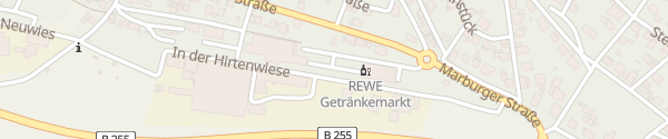 Karte REWE Marburger Straße Herborn