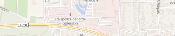 Karte Kreishaus Gütersloh