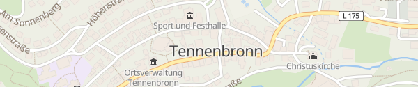 Karte Dorfplatz Tennenbronn Schramberg
