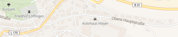 Karte Autohaus Mayer Löffingen
