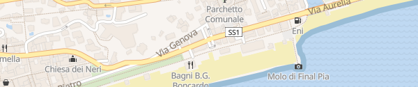 Karte Piazza Olinto Simonetti Finale Ligure