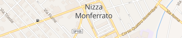 Karte Piazza Giuseppe Garibaldi Nizza Monferrato