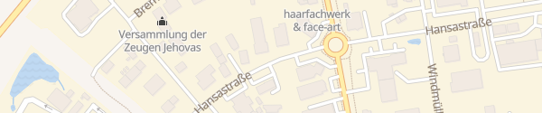 Karte Hansastraße Lippstadt