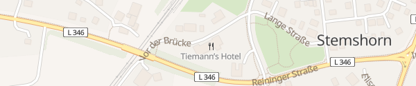 Karte Tiemann's Hotel Stemshorn