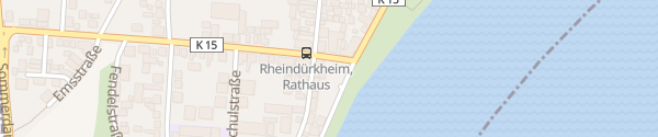 Karte E-Bike Station Ortsverwaltung Rheindürkheim Worms