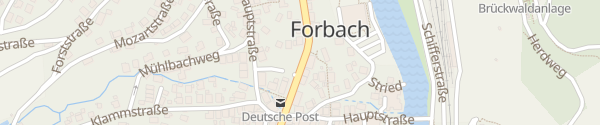 Karte Rathaus Forbach