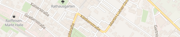 Karte Kreissparkasse Halle (Westfalen)