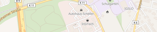 Karte BMW Scheller Ludwigshafen
