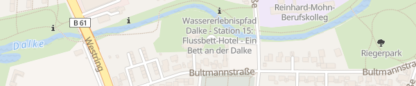 Karte Hotel Flussbett Gütersloh