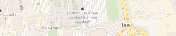 Karte Hochschule Hamm Lippstadt