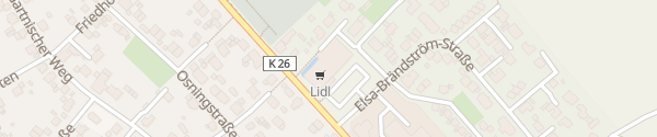 Karte Lidl Elsa-Brändström-Straße Halle (Westfalen)